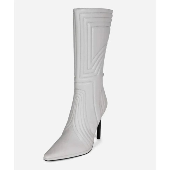 Jeffrey Campbell Selena Quilted Pointed Toe Boot Sz 9 - Picture 1 of 13